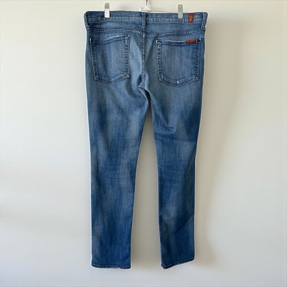 7 For All Mankind Josefina Skinny Boyfriend Jeans Size 28 - Picture 4 of 8